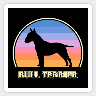 Bull Terrier Vintage Sunset Dog Sticker